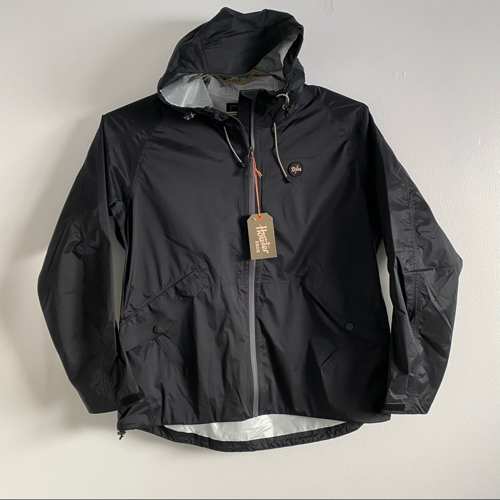 Howler Brothers Rainshell Jacket Spring Coat Black